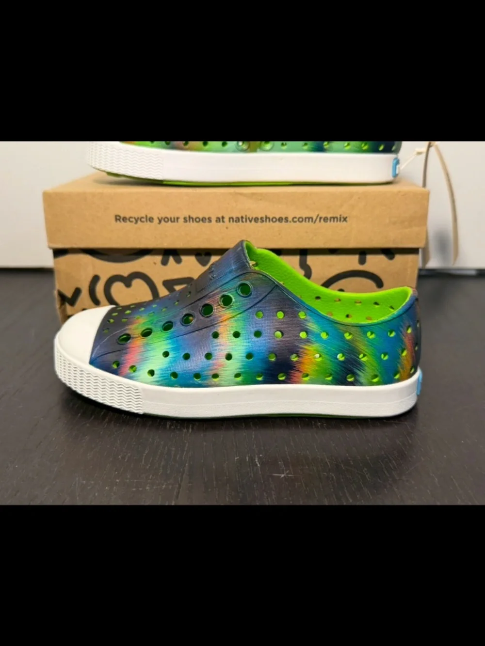 Native Jefferson Print Shoes Multicolor Tie Dye Little Kids/Toddler C9